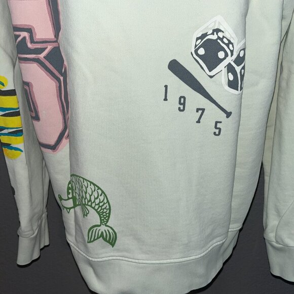 ZARA BUILD YOUR OWN PARADISE Artsy Graphic Men's Sweatshirt "As seen on TV" M - Picture 10 of 15